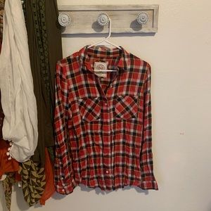 SO Brand Plaid Shirt Size Small NWT
